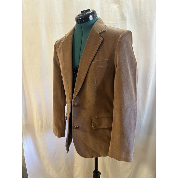 Vintage La Bonne Vie Corduroy Blazer Jacket – Tan, Made in Japan, Size 8 - Picture 3 of 6